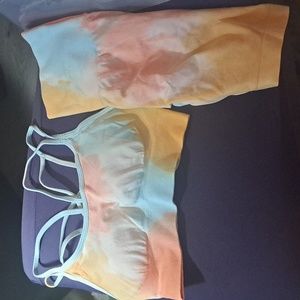 BUY 4 $38...NWT TIE-DYE SHORT SET